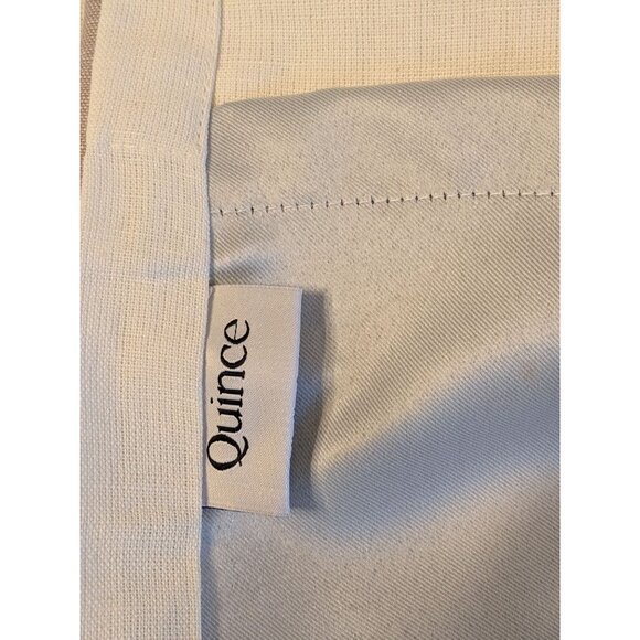 Quince Coastal Stripe Linen Cotton Room Darkening Curtain 48x96 - 2 Panels - Picture 4 of 8